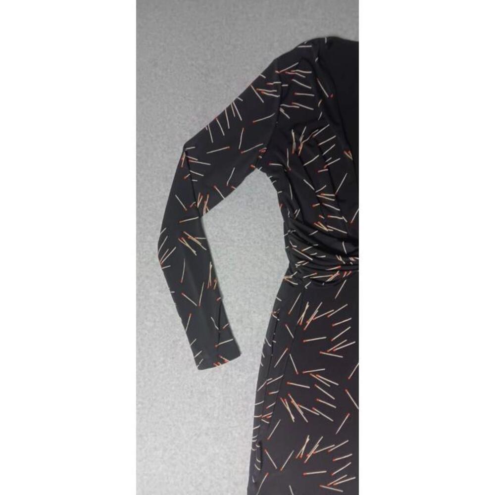 Nasty Gal Mini Dress Womens Size Small Black Long Sleeve Match Stick Design... - Picture 5 of 12